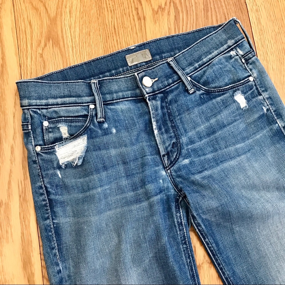 ❤️ SOLD ❤️ MOTHER THE RUNWAY GRAFFITI GIRL JEANS - Picture 3 of 8
